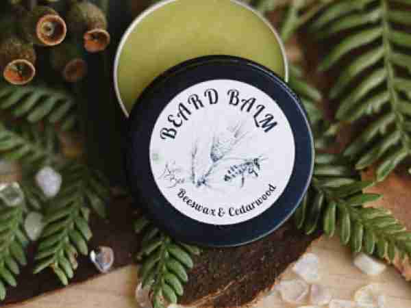 All Natural Beard Balm with Beeswax and Cedarwood