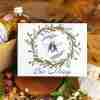 Bee Merry Greeting Card - Eco-Friendly, Australian-Made