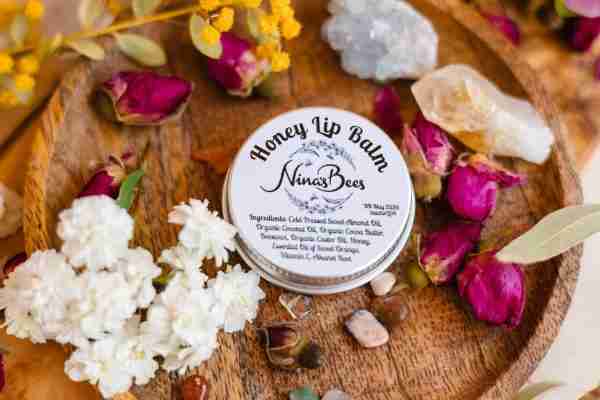 Natural Lip Balm with Beeswax & Honey - Image 3