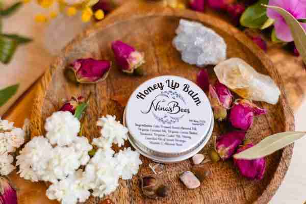 Natural Lip Balm with Beeswax & Honey - Image 2