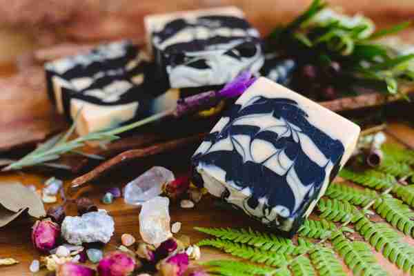 Charcoal and honey soap